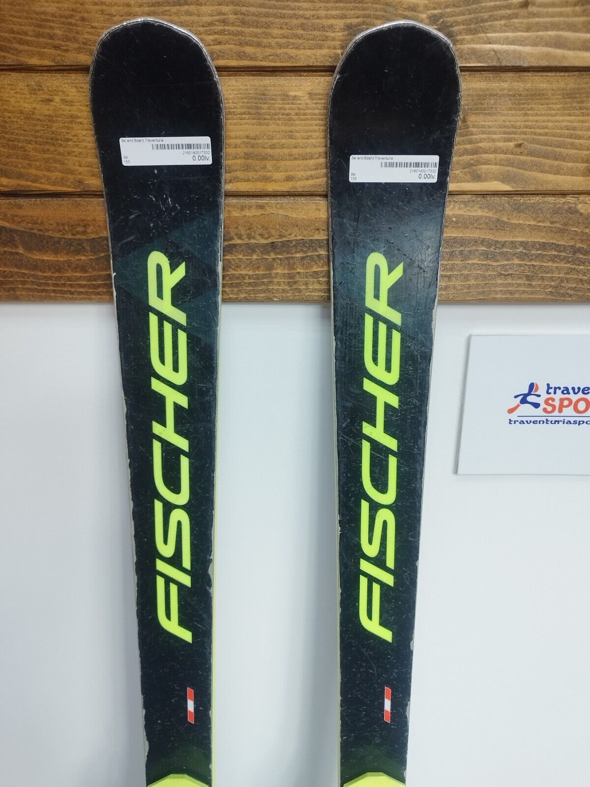 Fischer RC4 GS 155 cm Ski + Fischer 11 Bindungen Wintersport