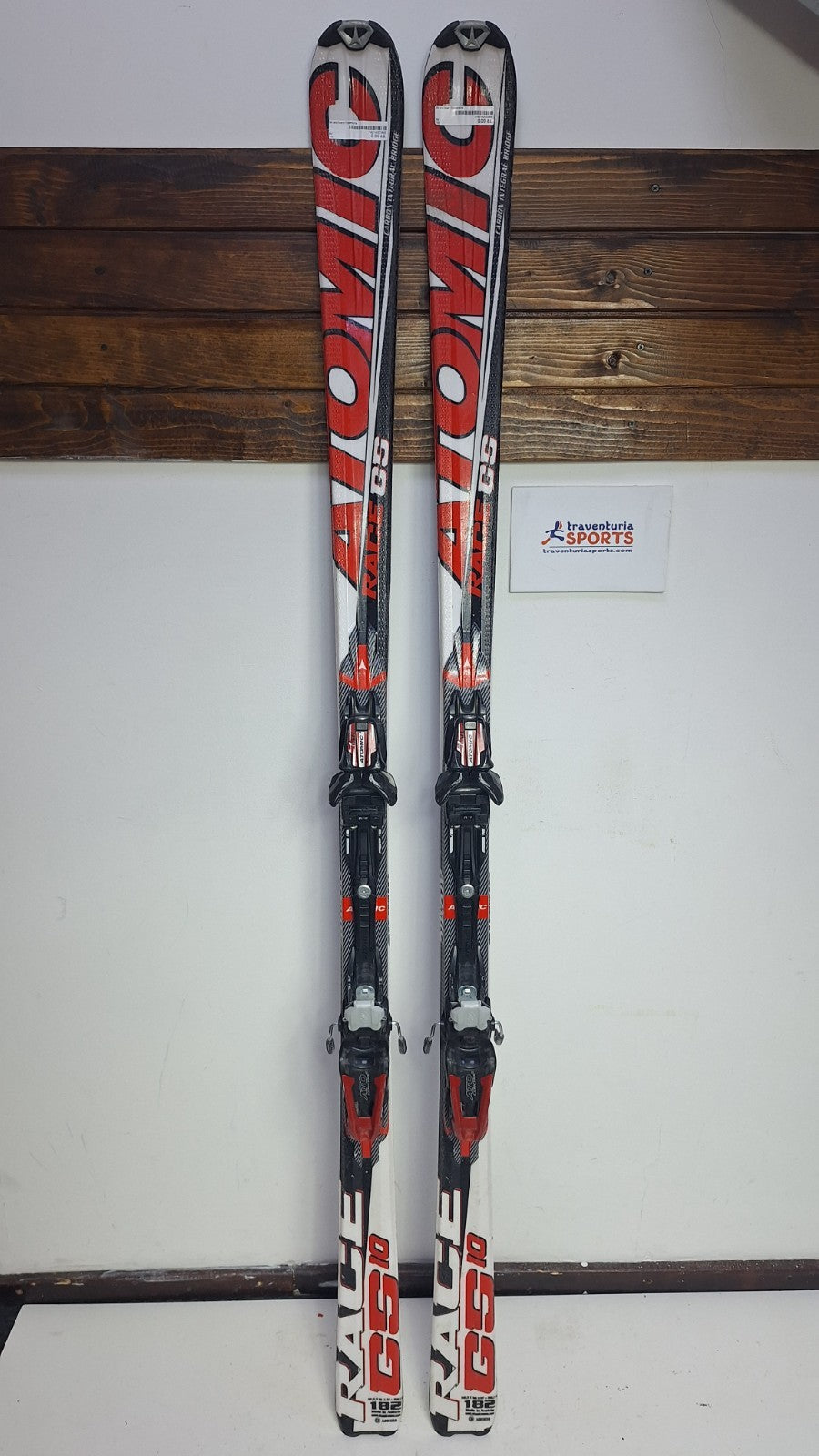 Atomic Race GS 10 182 cm Skis + Atomic 10 Bindings Winter Sport