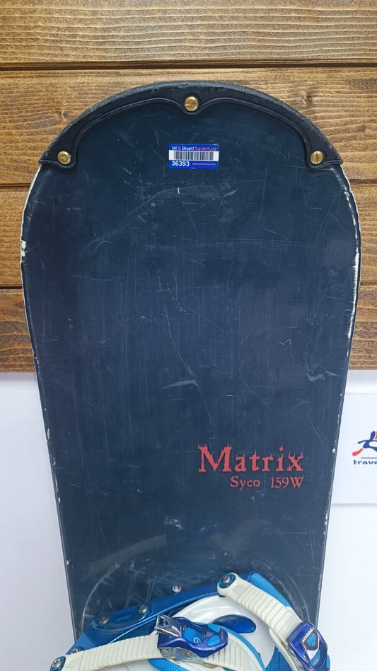 Matrix Syco W 159cm Snowboard + Ride Size L Bindings Adventure Sport