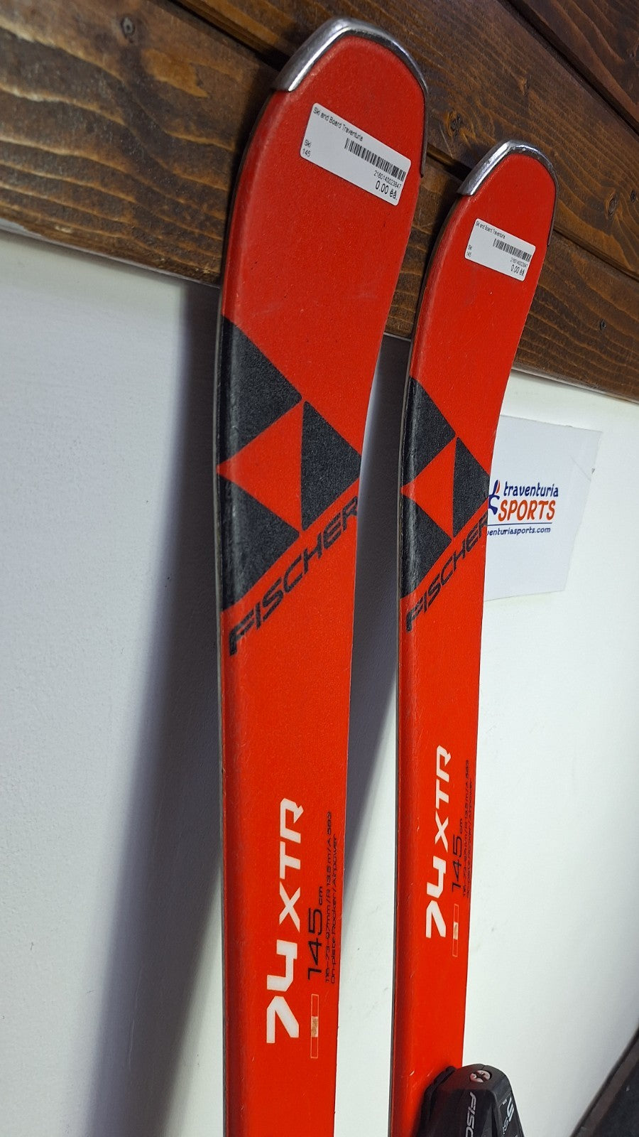 Fischer 74XTR RC One 145 cm Skis + Fischer RS 9 Bindings Winter Fun Snow