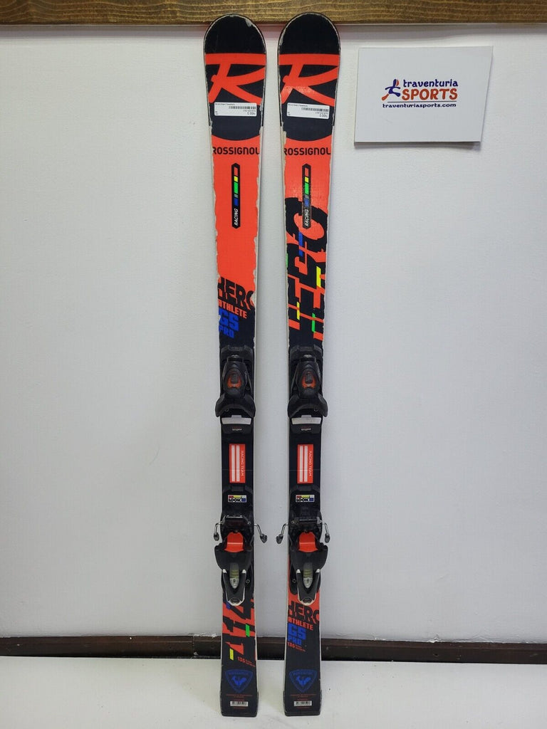 Rossignol Hero GS Pro 135cm Ski + Look 10 Bindings Winter Adventure Winter