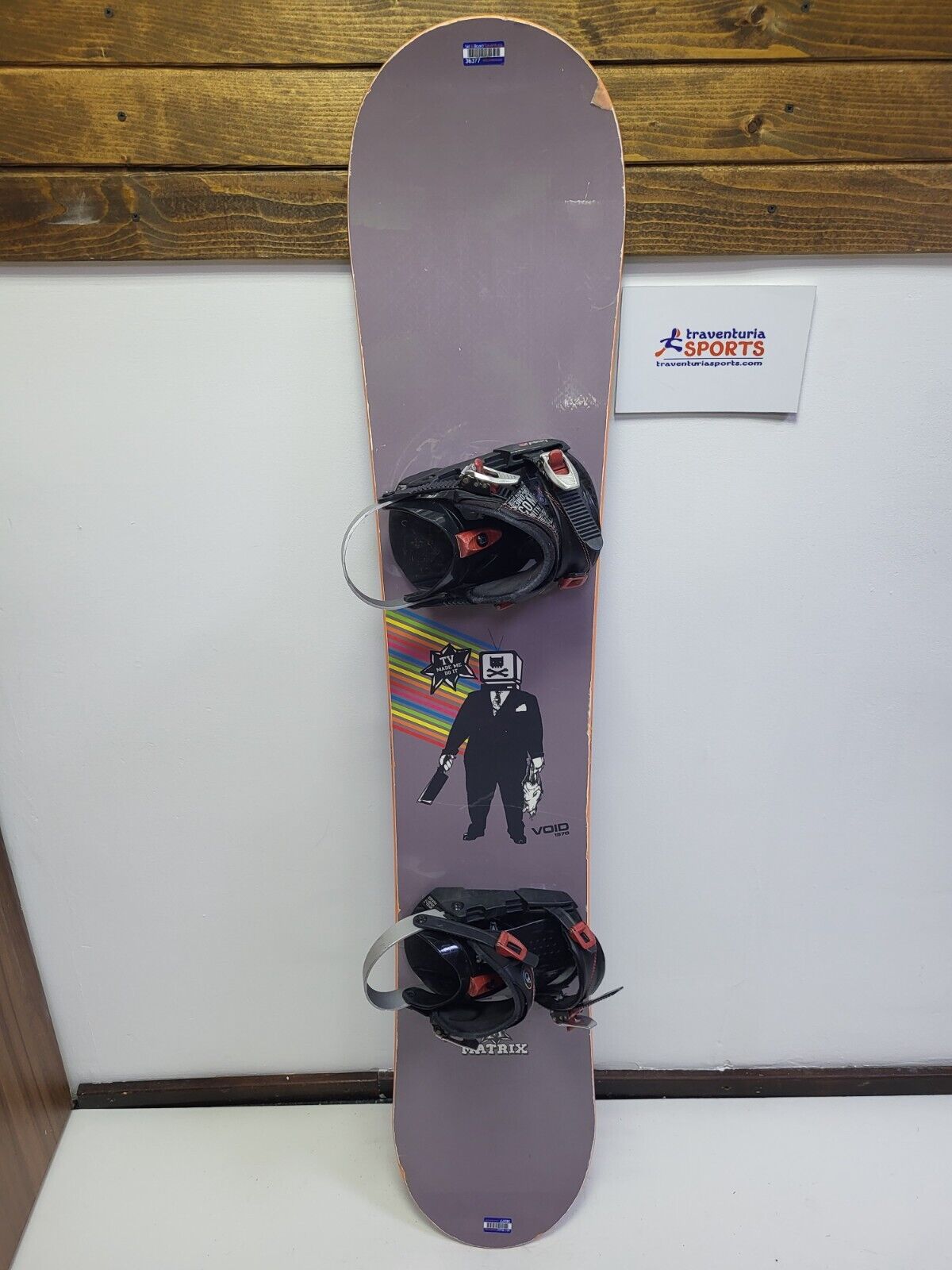 Snowboard Matrix Void 157 cm + fixations Head taille M Aventure Sport