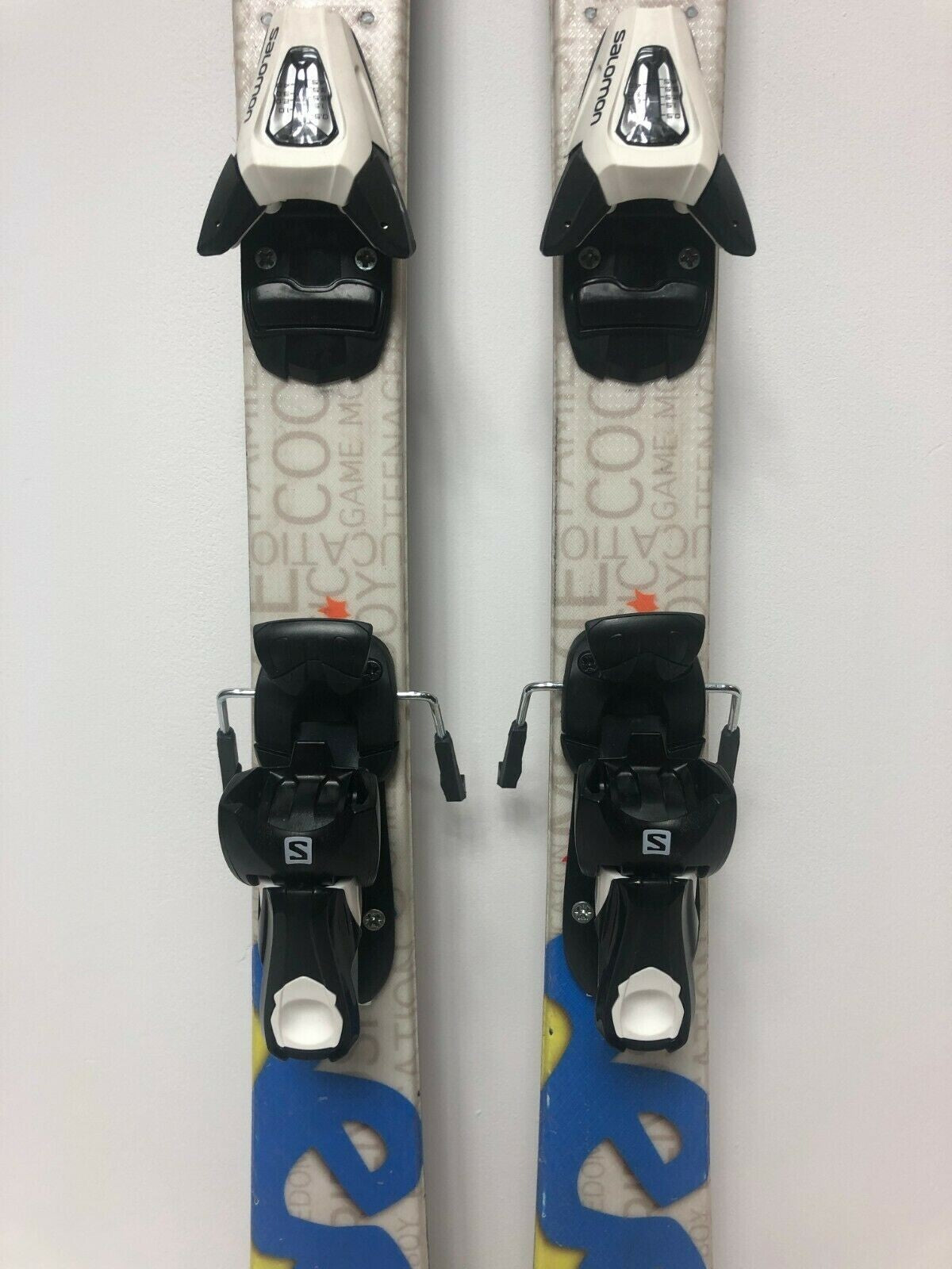 HEAD MOJO JR 117 cm Ski + NEUE Salomon 4.5 Bindungen Sport Schnee Winterspaß
