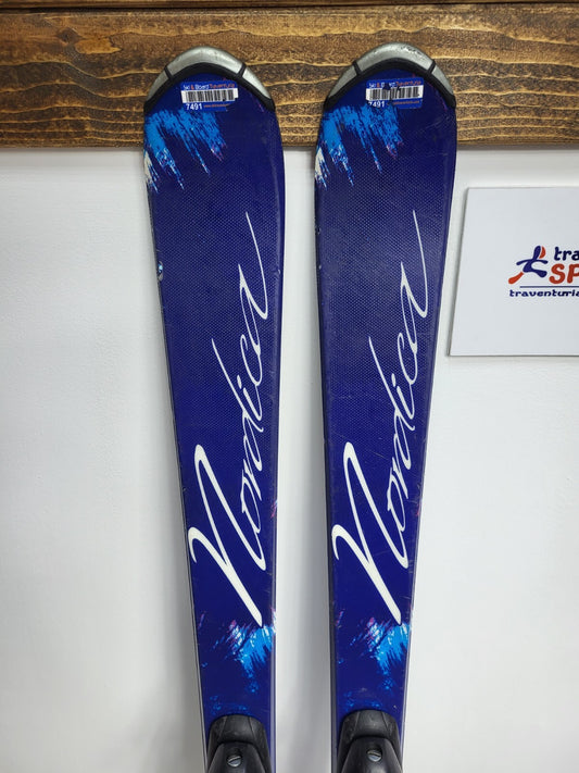Nordica Little Belle 140 cm Ski + Elan ESP 7.5 Bindings Winter Adventure Winter