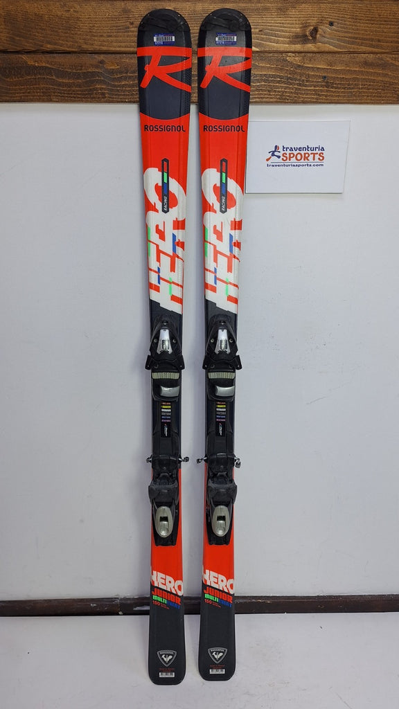 Rossignol Hero J 150 cm Ski + Elan ESP 7.5 Bindungen Winter Fun Snow Sports