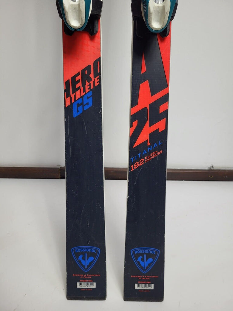 Rossignol Hero Athele GS Pro 182 cm Ski + Marker 10 Bindings