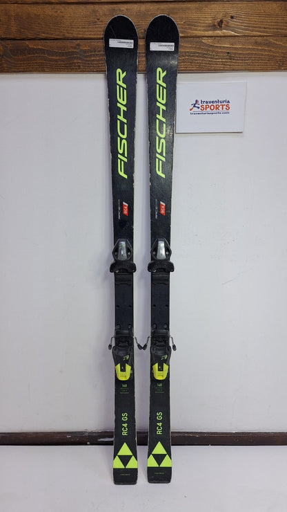 Fischer RC4 GS 148cm Ski + Fischer 9 Bindungen Wintersport