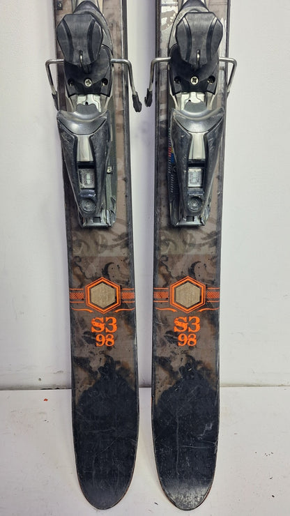 Rossignol S3 98 168  cm Ski + Rossignol 11 Bindings Winter Fun Snow Sport