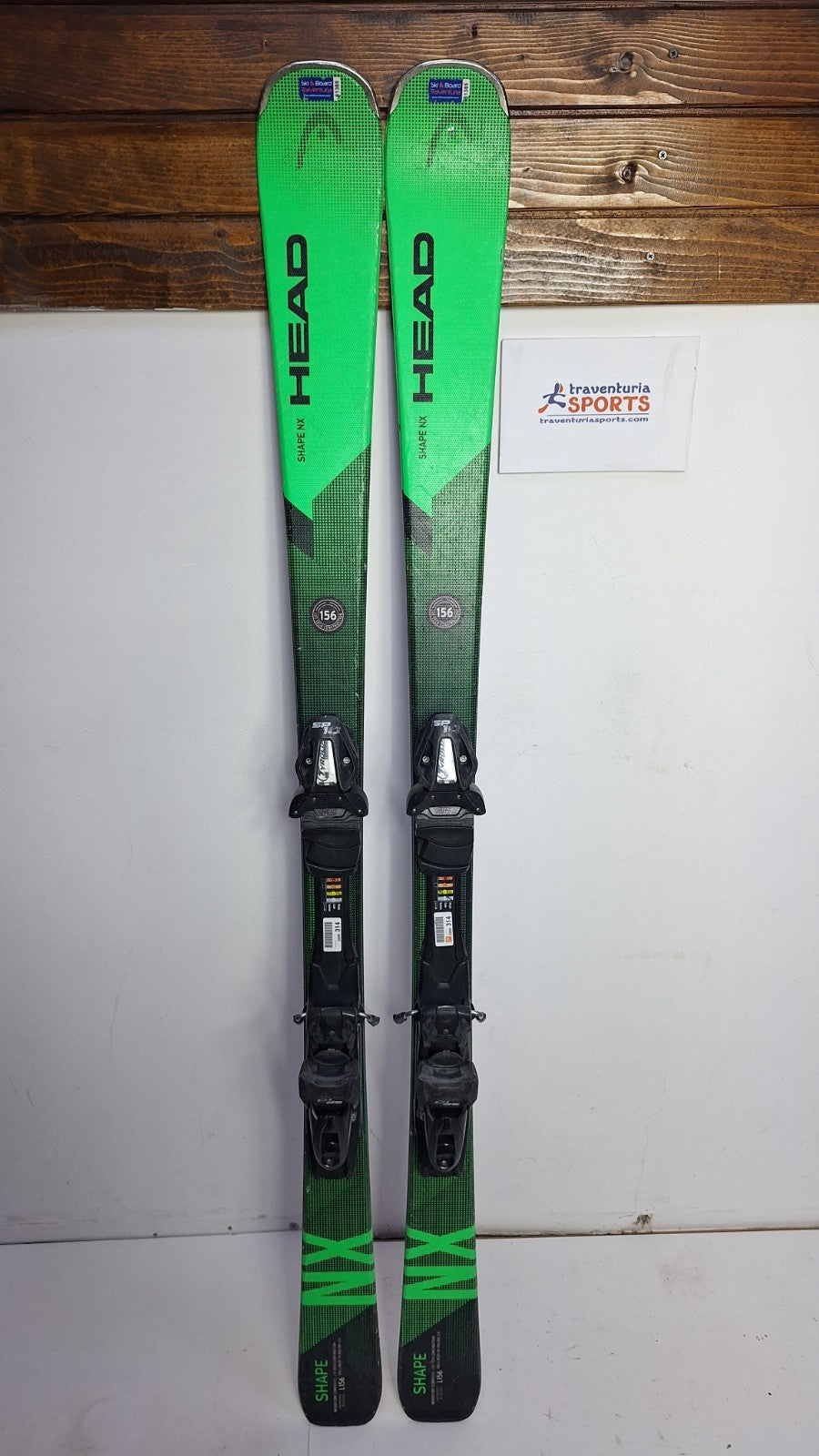 HEAD Shape NX  156cm  Ski + Tyrolia SP 10 Bindings Winter Sport Fun Snow