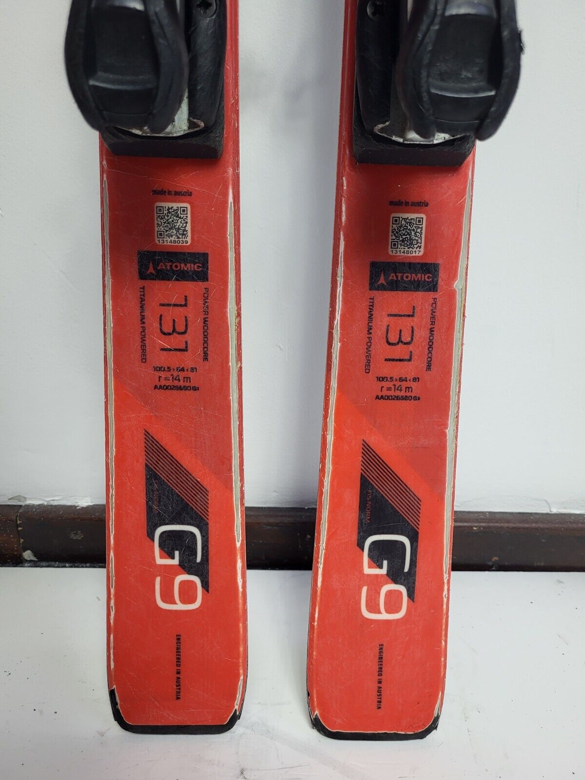 Atomic Redster G9 131cm Ski + Atomic 10 Bindings Winter Sport