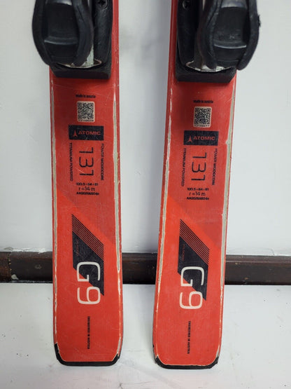 Atomic Redster G9 131cm Ski + Atomic 10 Bindings Winter Sport
