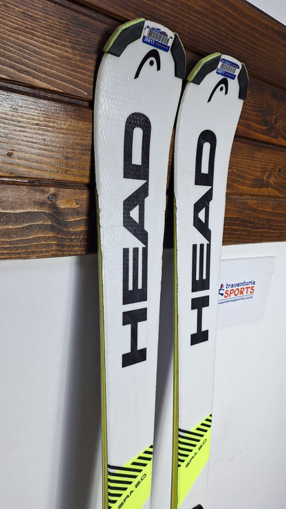 Head Supershape SLR Pro 160cm  Ski + HEAD 7.5 Bindings  Winter Sport