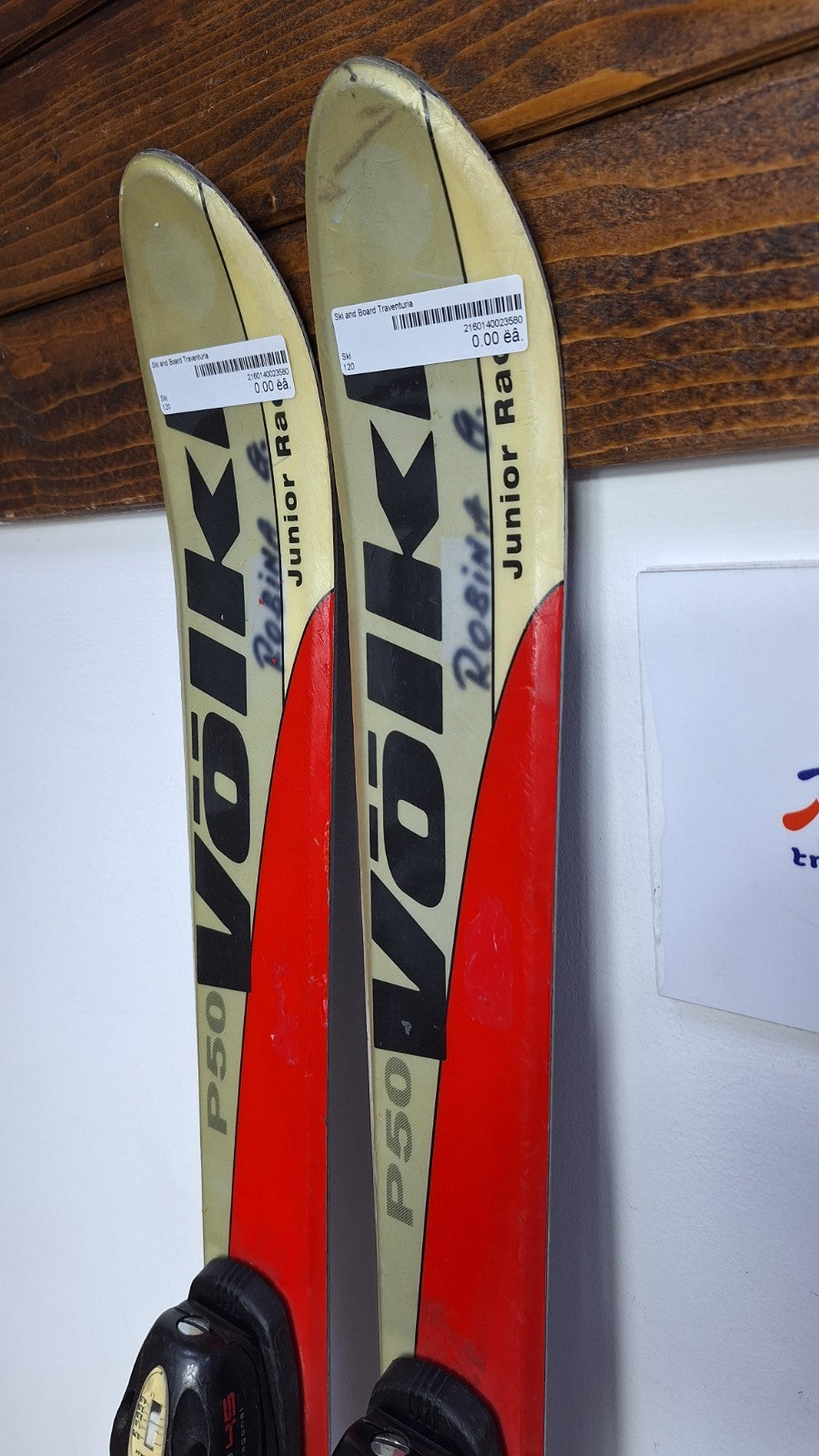 Volkl P50 120cm Ski + Tyrolia 4.5 Bindings Winter Sport Fun