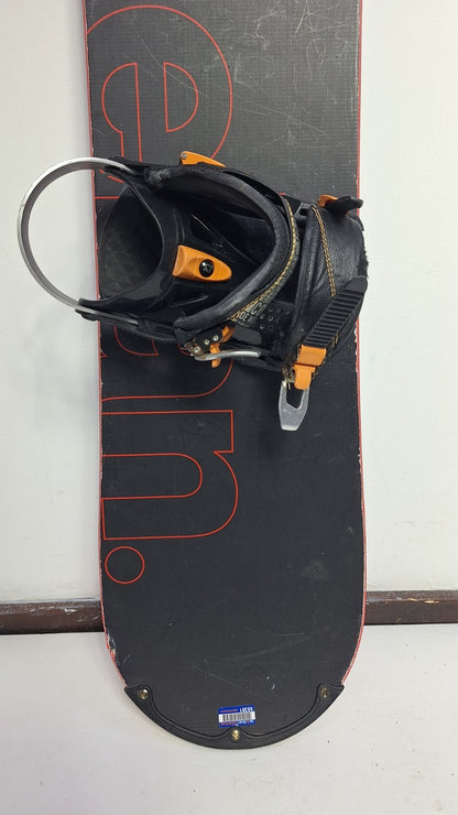 Snowboard Elan Explore R 160 cm + Attacchi HEAD Rental L Divertimento sulla Neve Invernale