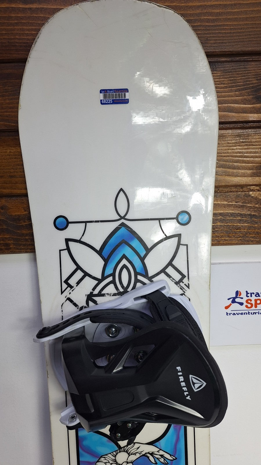 Snowboard Salomon Gypsy 138 cm + fixations Farefly S neuves Sport Hiver Amusement
