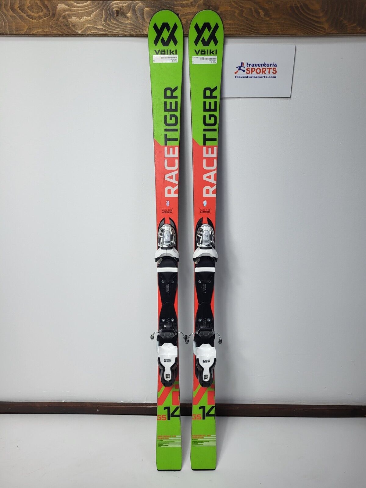 Völkl Racetiger WC GS 140 cm Ski + BRAND NEW Look 7 Bindings FIS ...