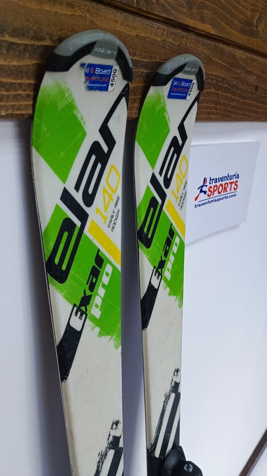 Elan Exar Pro 140 cm Ski + Elan SP 7.5 Bindungen Sport Schnee Winterspaß