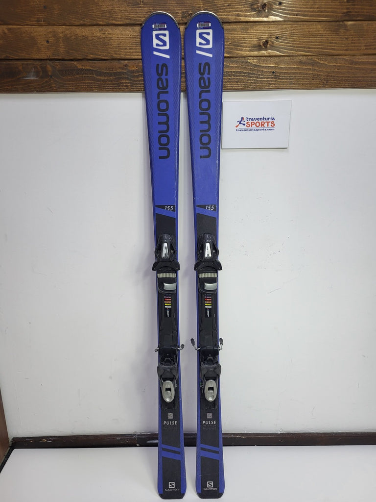 Salomon Pulse 155 cm Ski +Elan ESP 10  Bindings Adventure Winter Sport