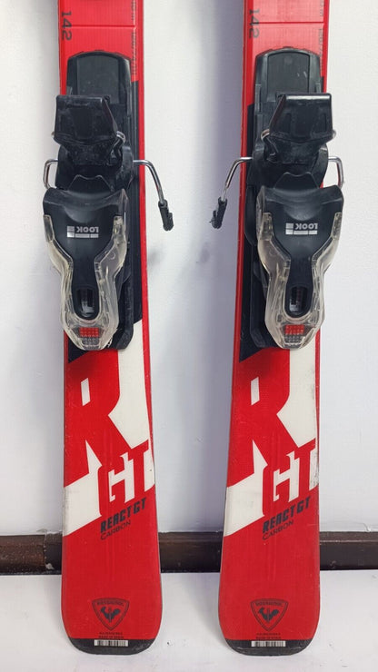 Ski Rossignol React GT 142cm + fixations Look 10 Aventure hivernale en hiver