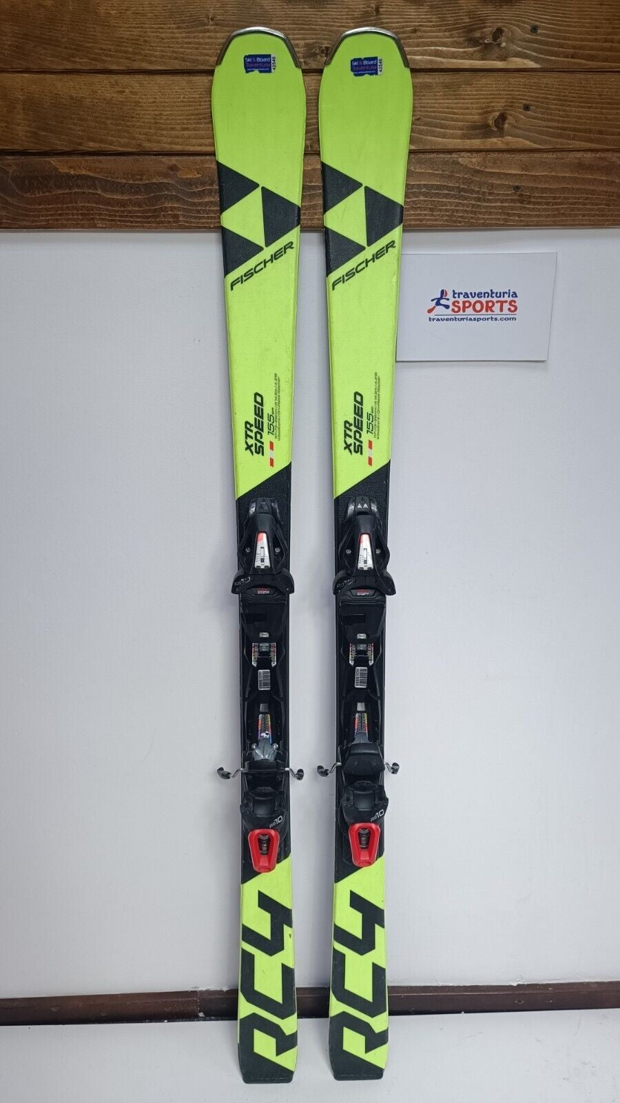 Fischer XTR 99 スキー R7バインディング Fischer XTR RC4 Speed 155cm Ski + Fischer RS 10 Bindings Winter