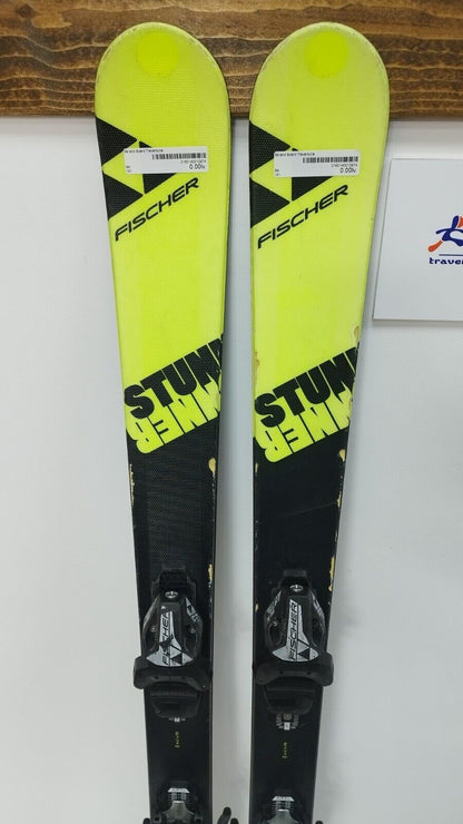 Fischer Stunner 141 cm Ski + Fischer 7.5 Bindungen Wintersport Spaß Abenteuer