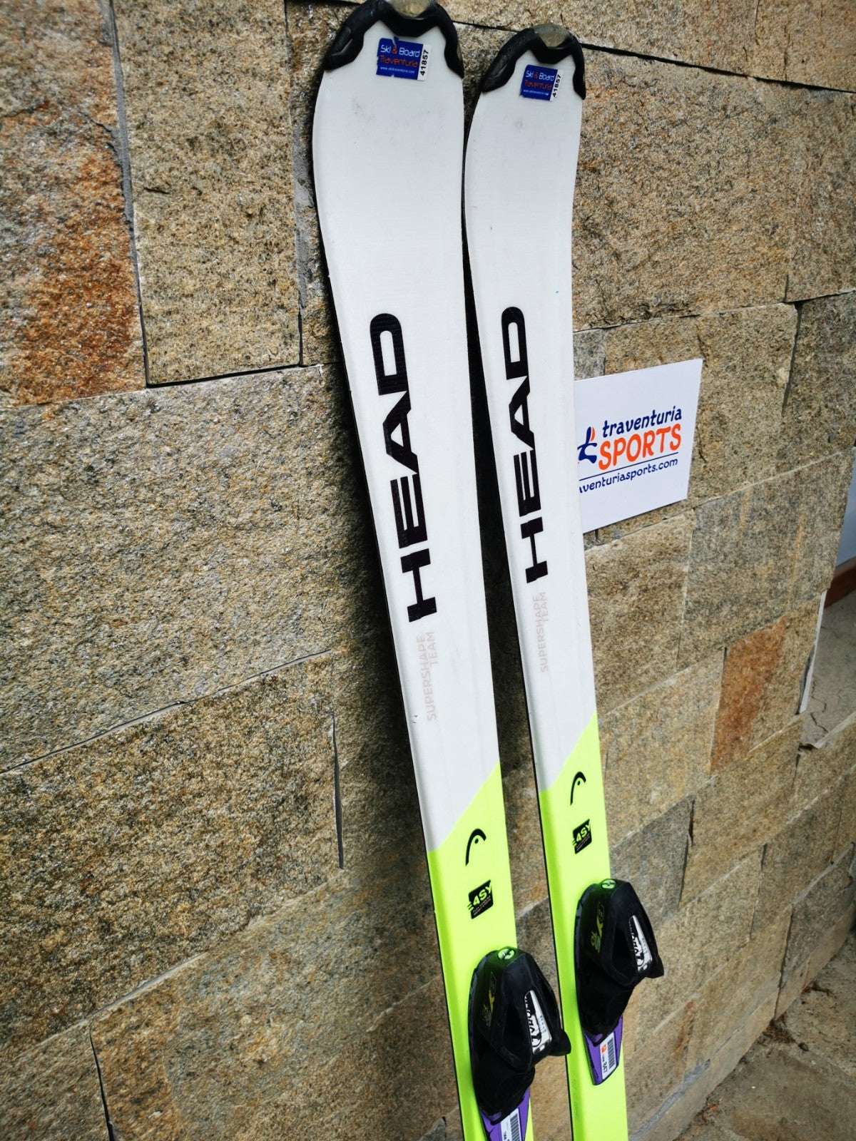 HEAD Supershape Team Easy 157cm  Ski + Tyrolia BYS 10 Bindings  Winter Sport BSL
