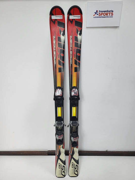 Völkl Racetiger GS R JR 130 cm Ski + Marker 7 Bindings Winter Sport Snow Fun