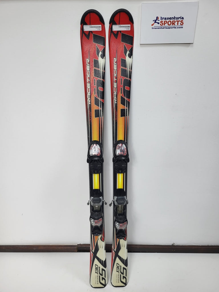 Völkl Racetiger GS R JR 130 cm Ski + Marker 7 Bindings Winter Sport Snow Fun