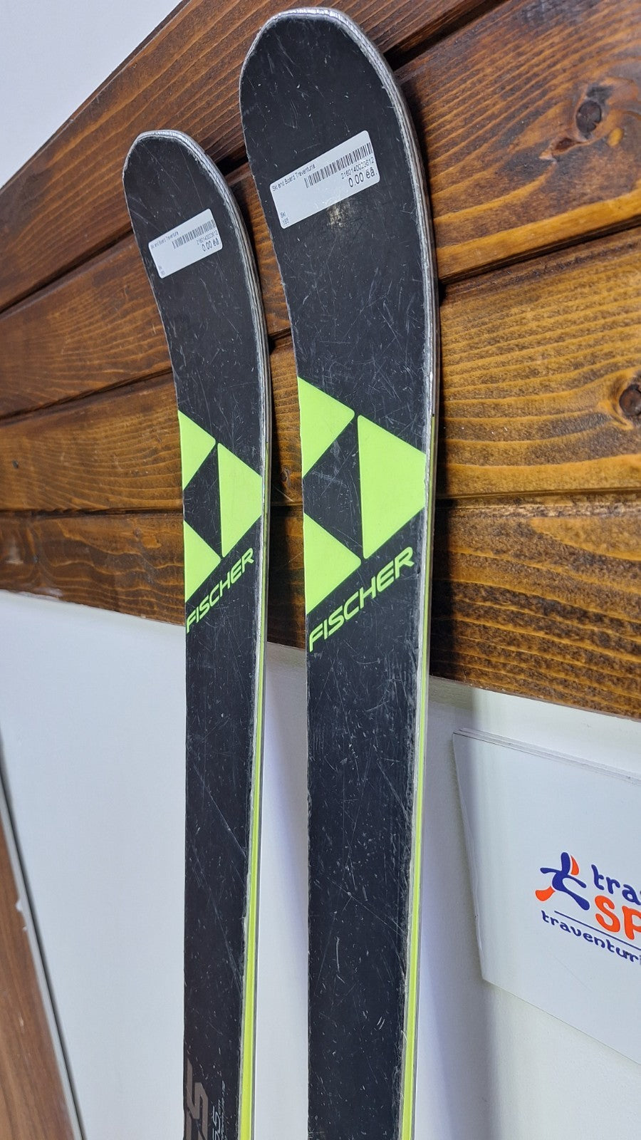 Fischer RC4 WC GS 165 cm Ski + HEAD Evo 9 Bindung Wintersport Schneespaß