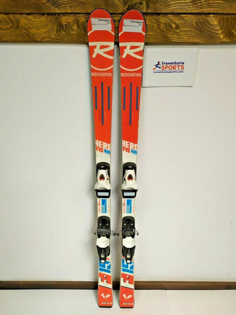 Rossignol Hero FIS GS Pro 144 cm Ski + Look NX 10 Bindings Winter Fun Snow CBS