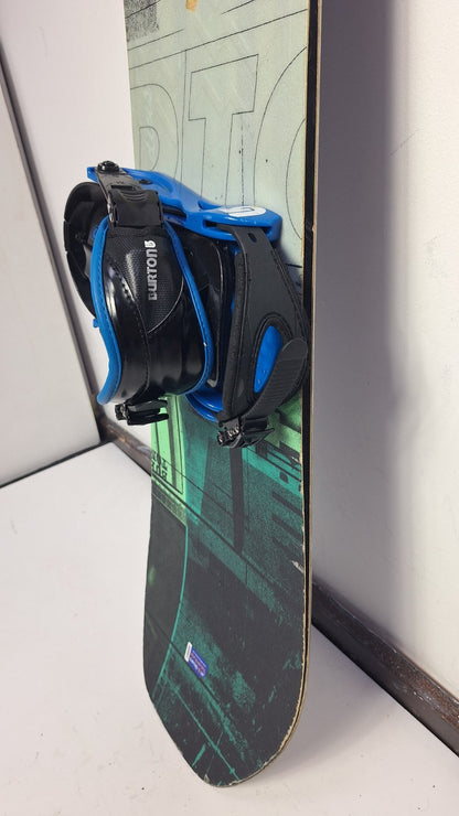 Burton Radius 145L cm Snowboard + Burton S  Bindings Winter Snow Adventure