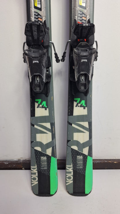 Volkl RTM 156 cm Ski + Marker 10 Bindings Fun Snow Winter Sport Piste