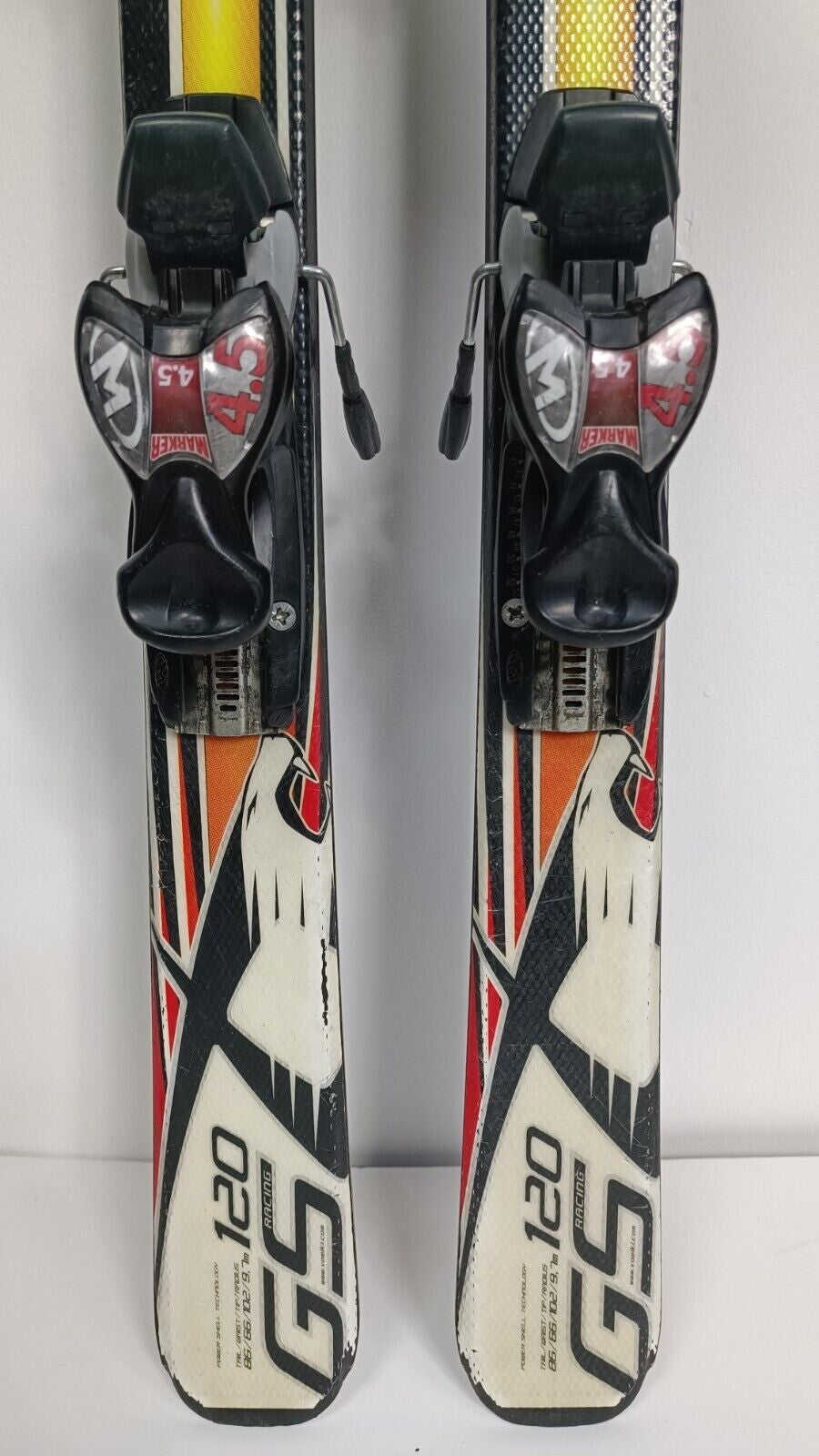 Völkl Racetiger GS JR 120 cm Ski + Marker 4.5 Bindings Winter Sport Snow Fun