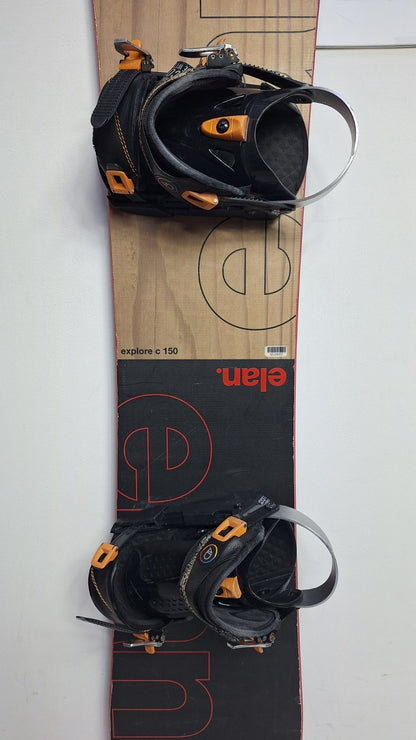 Snowboard Elan Explore C 150 cm + Attacchi HEAD Rental Taglia L Avventura Invernale