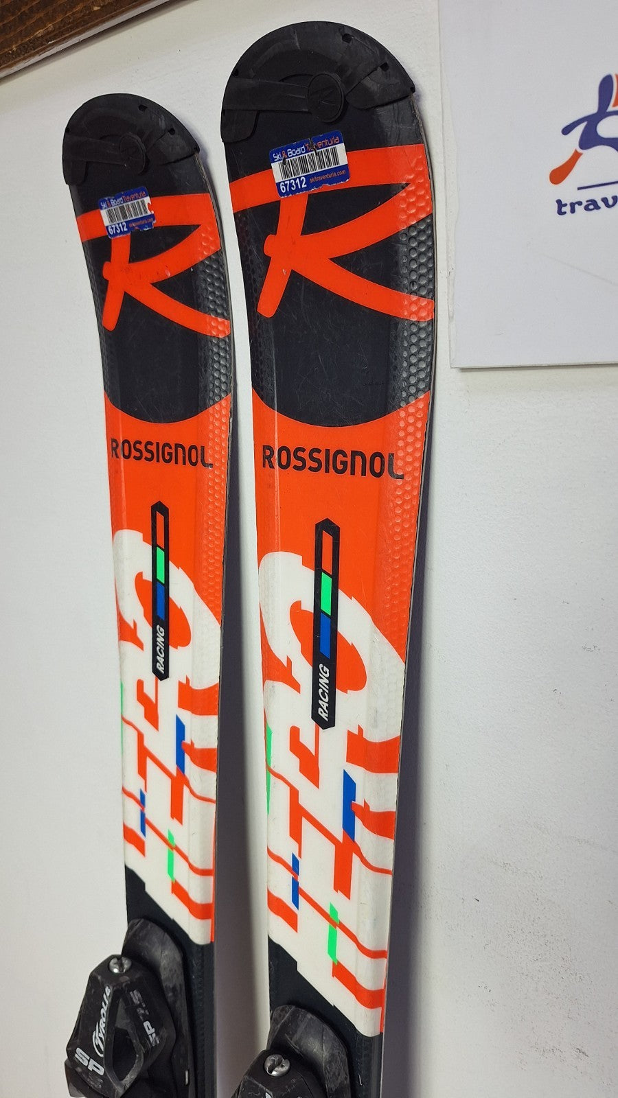 Rossignol Hero JR MultiEvent 130cm  Ski + Tyrolia ESP 7.5 Bindings Winter Sport