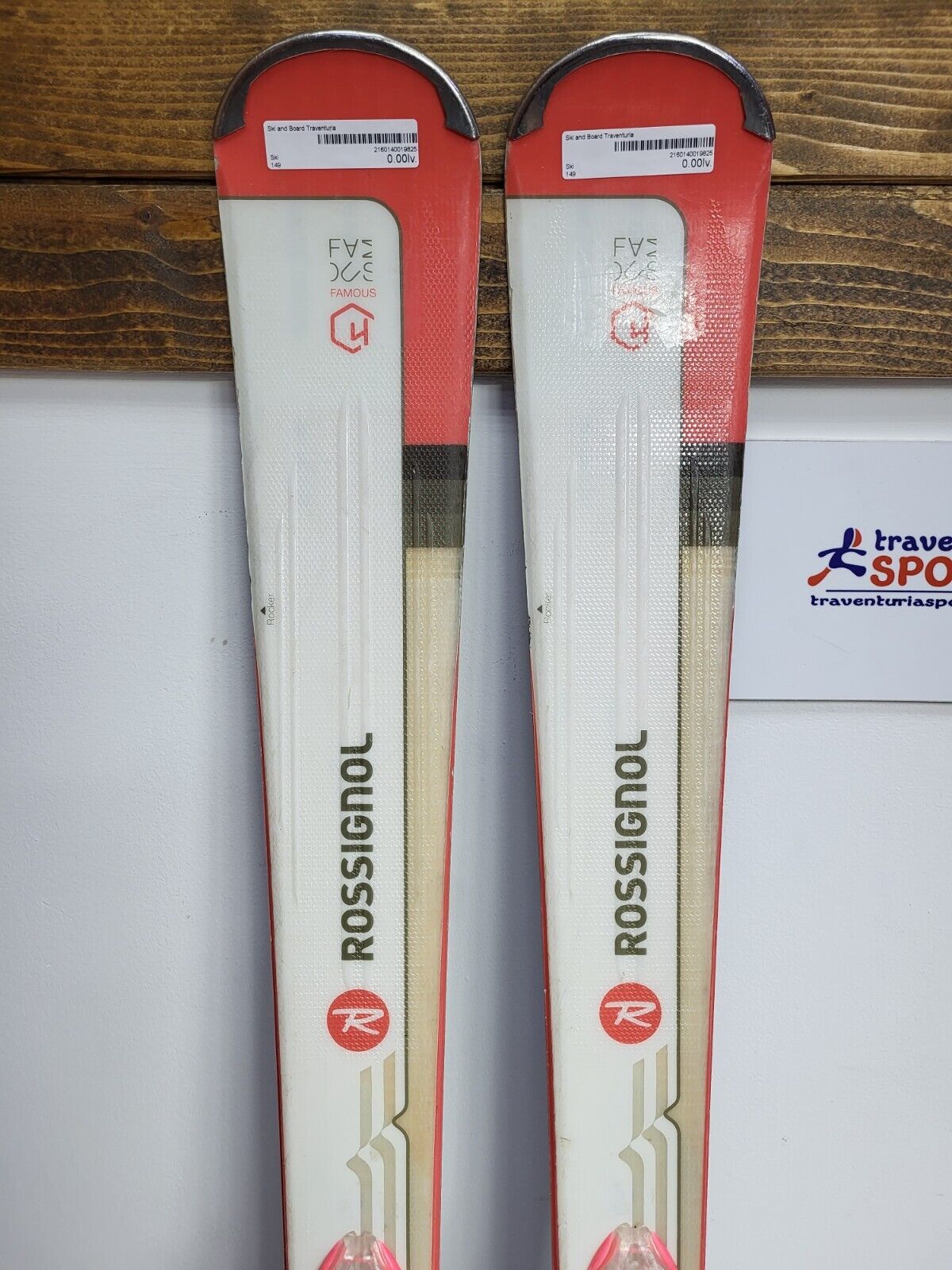 Rossignol Famous 149cm Ski + Fixations Look 10 Aventure hivernale Hiver