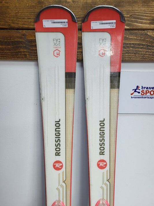 Rossignol Famous 149cm Ski + Look 10 Bindings Winter Adventure Winter