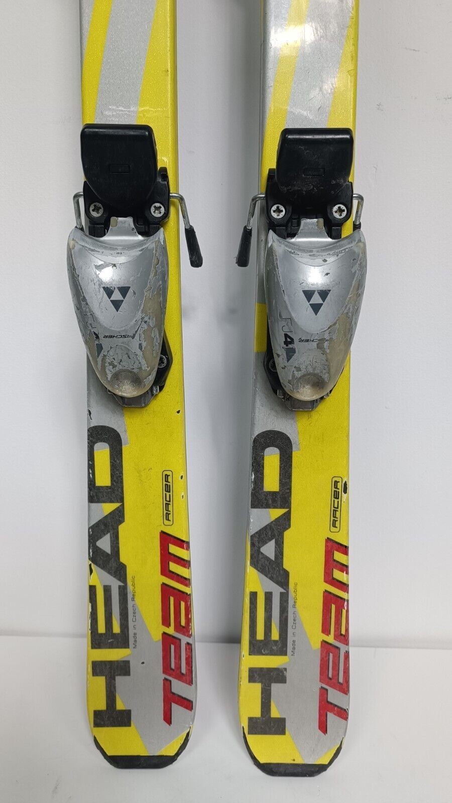 HEAD Team Racer 126 cm Ski + Fischer 4.5 Bindings Winter Sport Snow Outdoor Fun