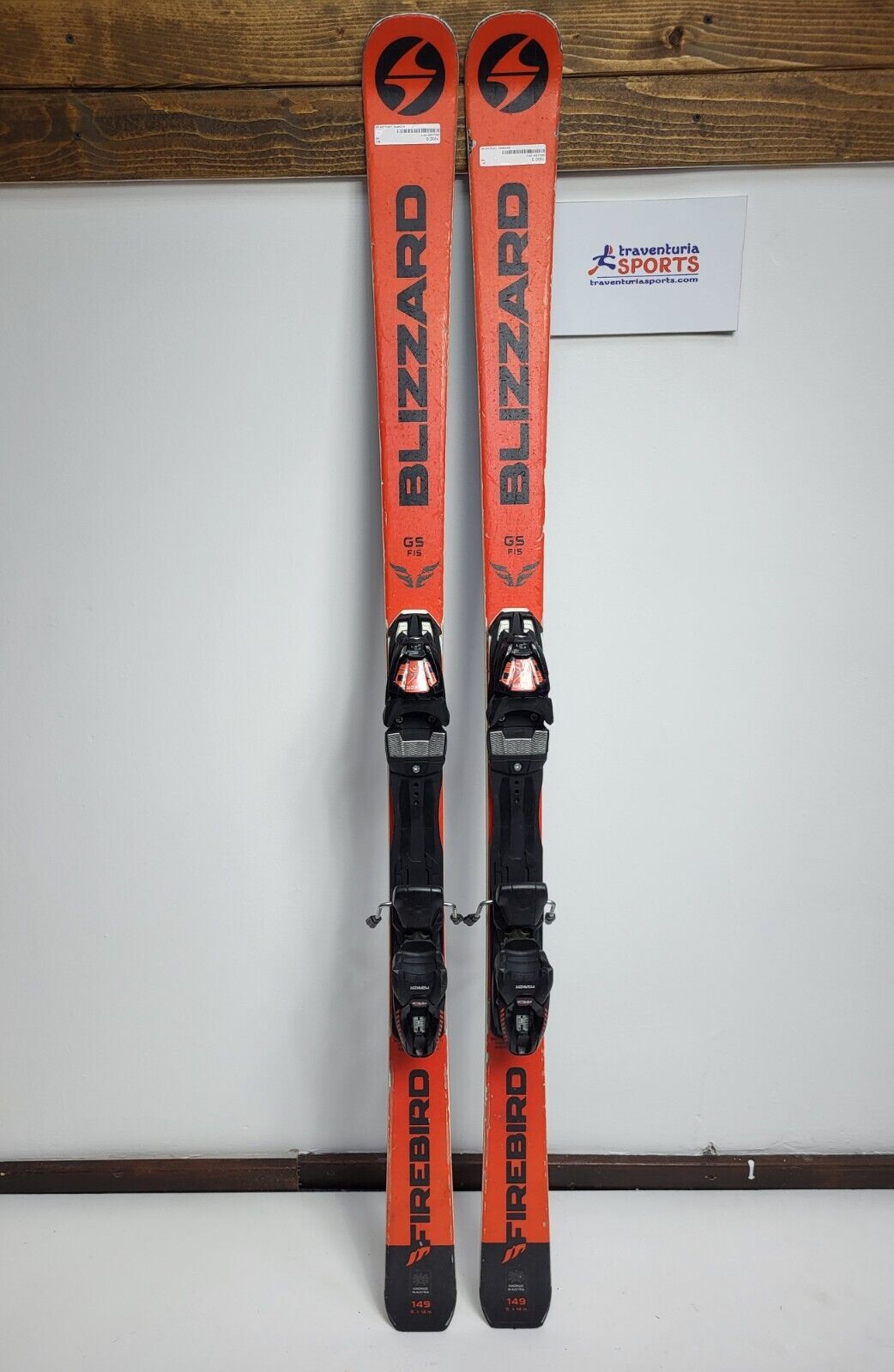 Ski Blizzard Firebird GS FIS 149 cm + fixations Marker 10 Plaisir hivernal