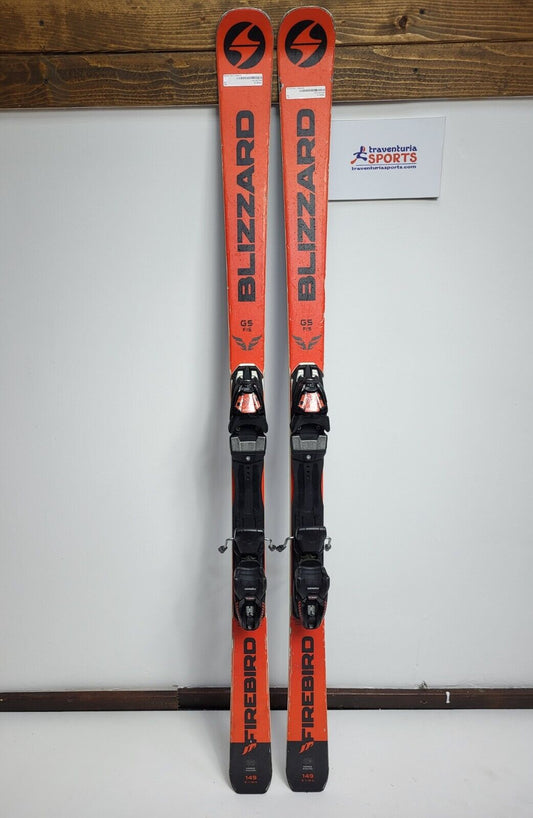 Blizzard Firebird GS FIS 149 cm Ski + Marker 10 Bindungen Winterspaß
