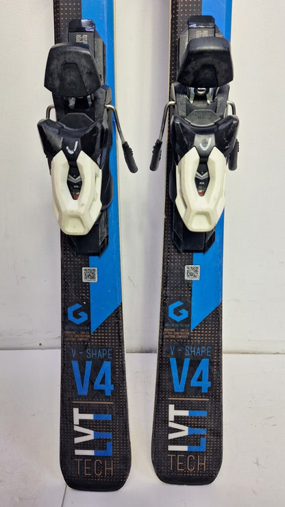 HEAD V-Shape V4 LYT  156cm Ski + Head PR 11  Bindings Winter Sport