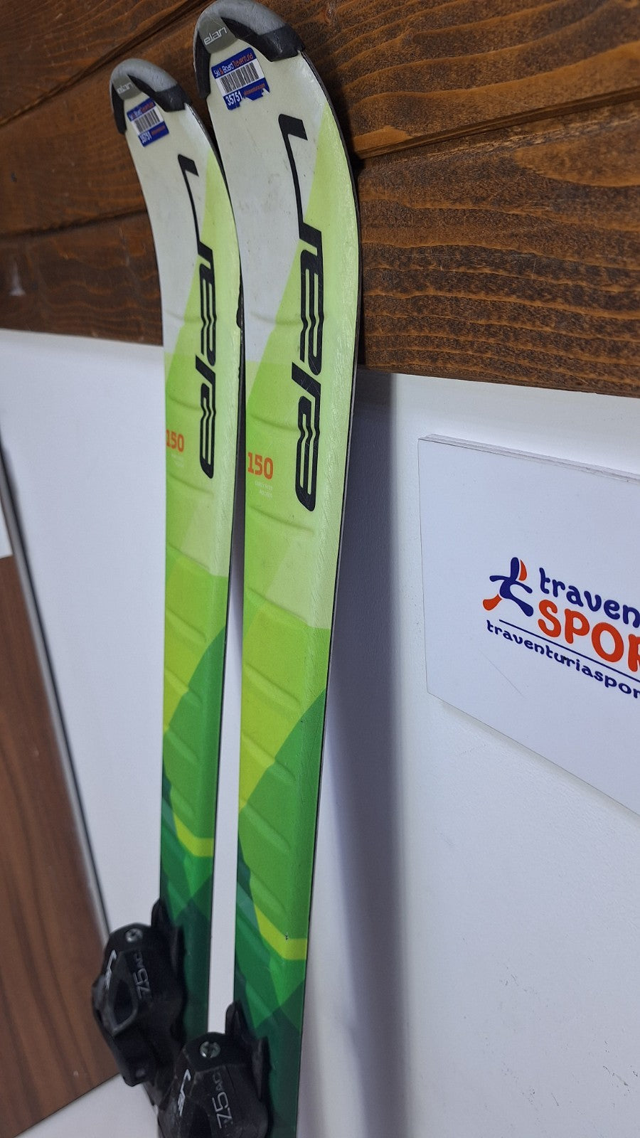 Sci Elan Explore Pro QS 150 + attacchi Elan 7.5 Sport invernali Divertimento sulla neve