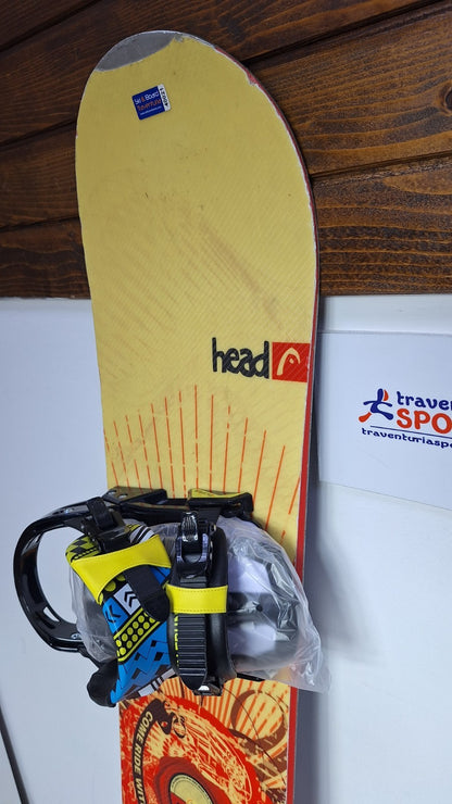 HEAD Rocka 4D 159 cm Snowboard + Brand New Talerun L Bindings Winter Sport Fun