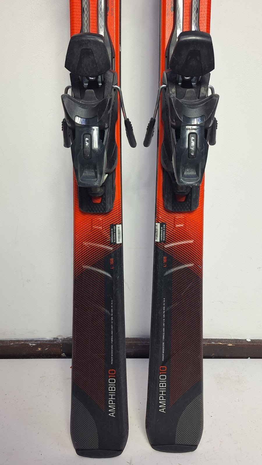 Elan Amphibio 10 168cm Ski + Elan EL 10  Bindings Winter Adventure Outdoor
