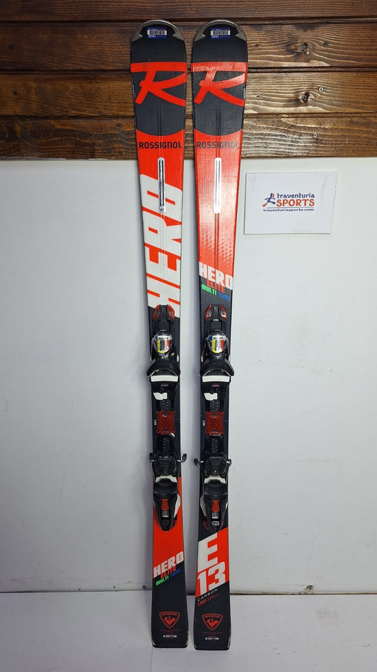 Rossignol Hero Elite MT 159 cm Ski + Look 12 Bindings Winter Fun Snow