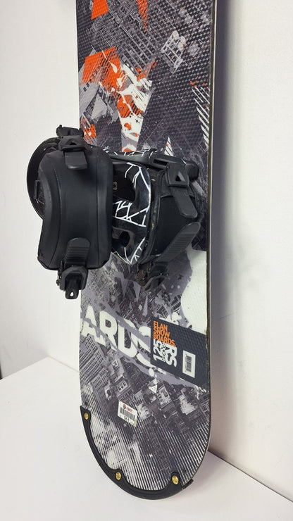 Snowboard Elan Rs Rocker 125 cm + Attacchi HEAD Rental S Sport Divertimento Invernale