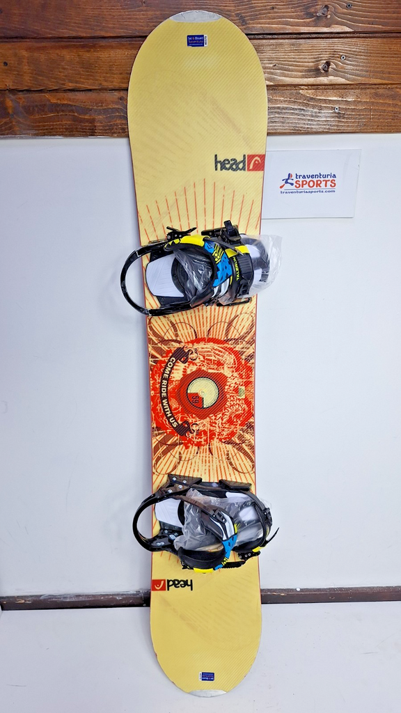 HEAD Rocka 4D 159 cm Snowboard + Brand New Talerun L Bindings Winter Sport Fun