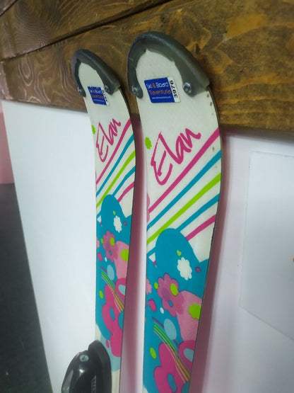 Elan Lil Magic 110 cm Ski + Fischer 4.5 Bindungen Wintersport Schnee