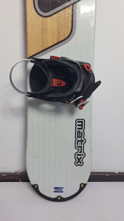 Snowboard Matrix Style 149cm + Attacchi Rental M HAED Avventura Sport Inverno Neve