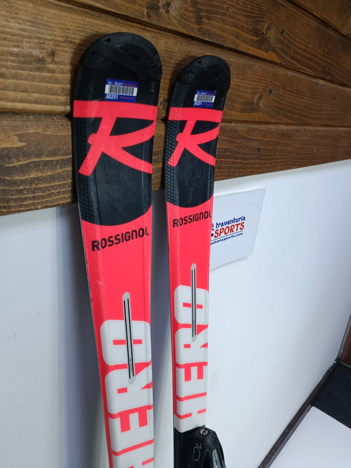 Sci Rossignol Hero J 150 cm + attacchi Elan ESR 10 Divertimento invernale Sport sulla neve
